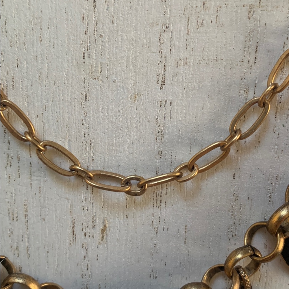 Patricia Nash Double Chain Charm Necklace NWOT - Picture 5 of 7